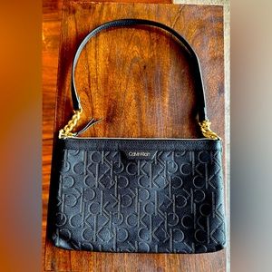 Calvin Klein Black Wristlet